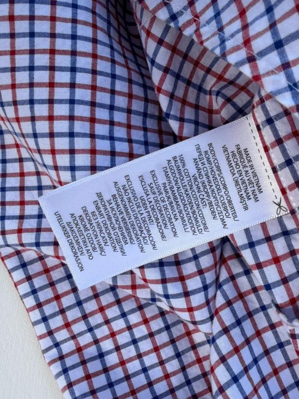 Polo Ralph Lauren Natural Stretch Button Down Shirt Men's XL Red Blue Plaid Cott